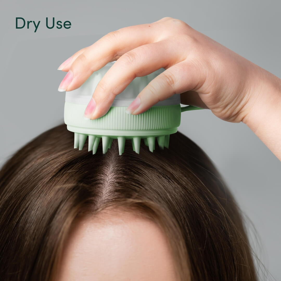 Silicone Scalp Massager & Exfoliating Brush - Spa Ritual