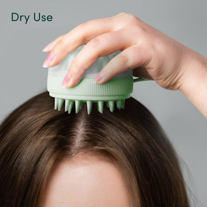 Silicone Scalp Massager & Exfoliating Brush - Spa Ritual