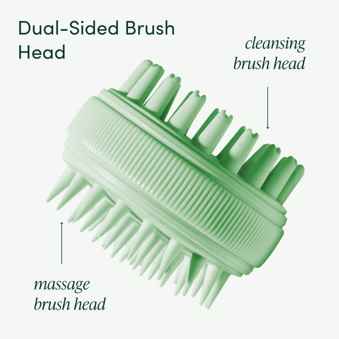 Silicone Scalp Massager & Exfoliating Brush - Spa Ritual