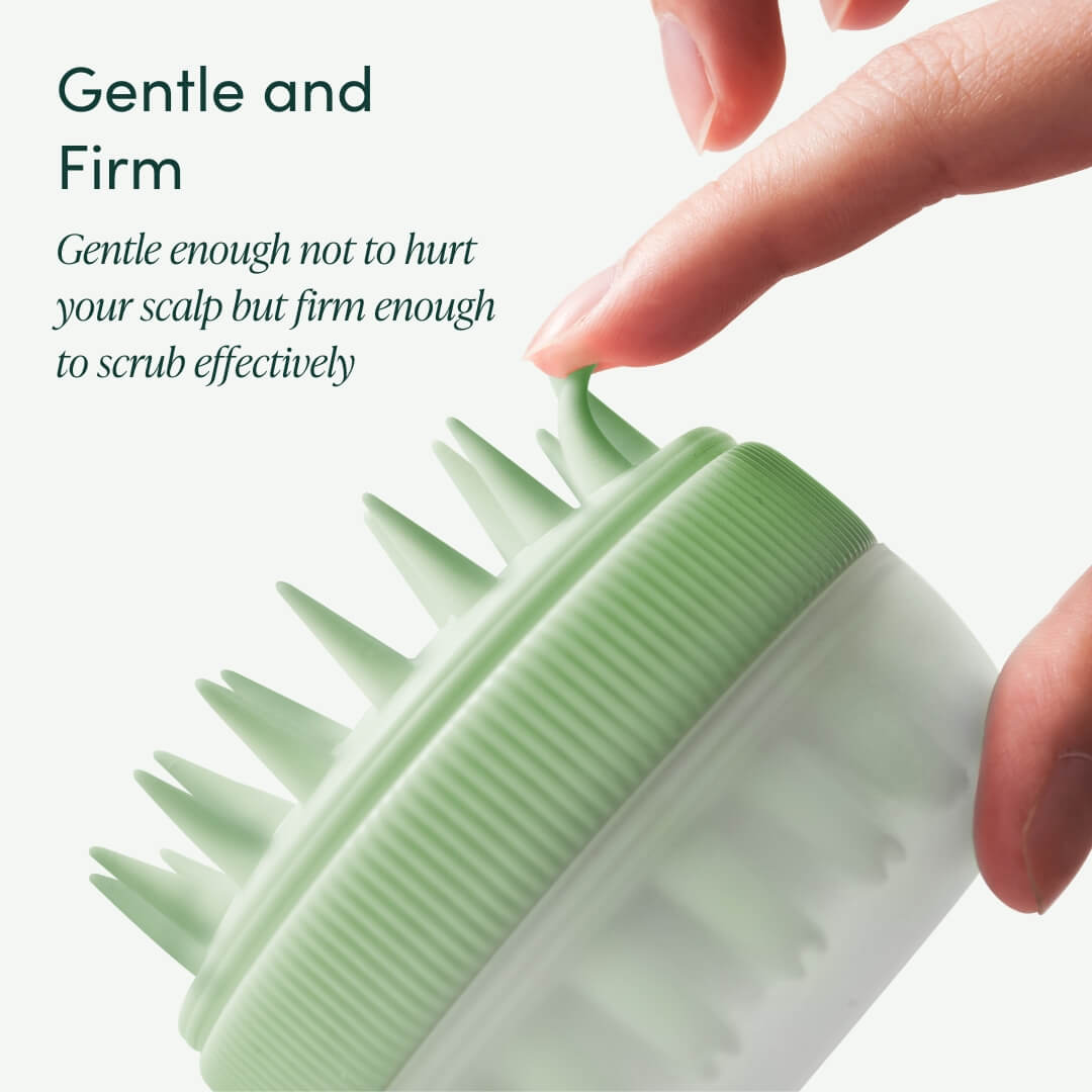Silicone Scalp Massager & Exfoliating Brush - Spa Ritual