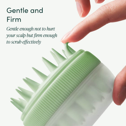 Silicone Scalp Massager & Exfoliating Brush - Spa Ritual