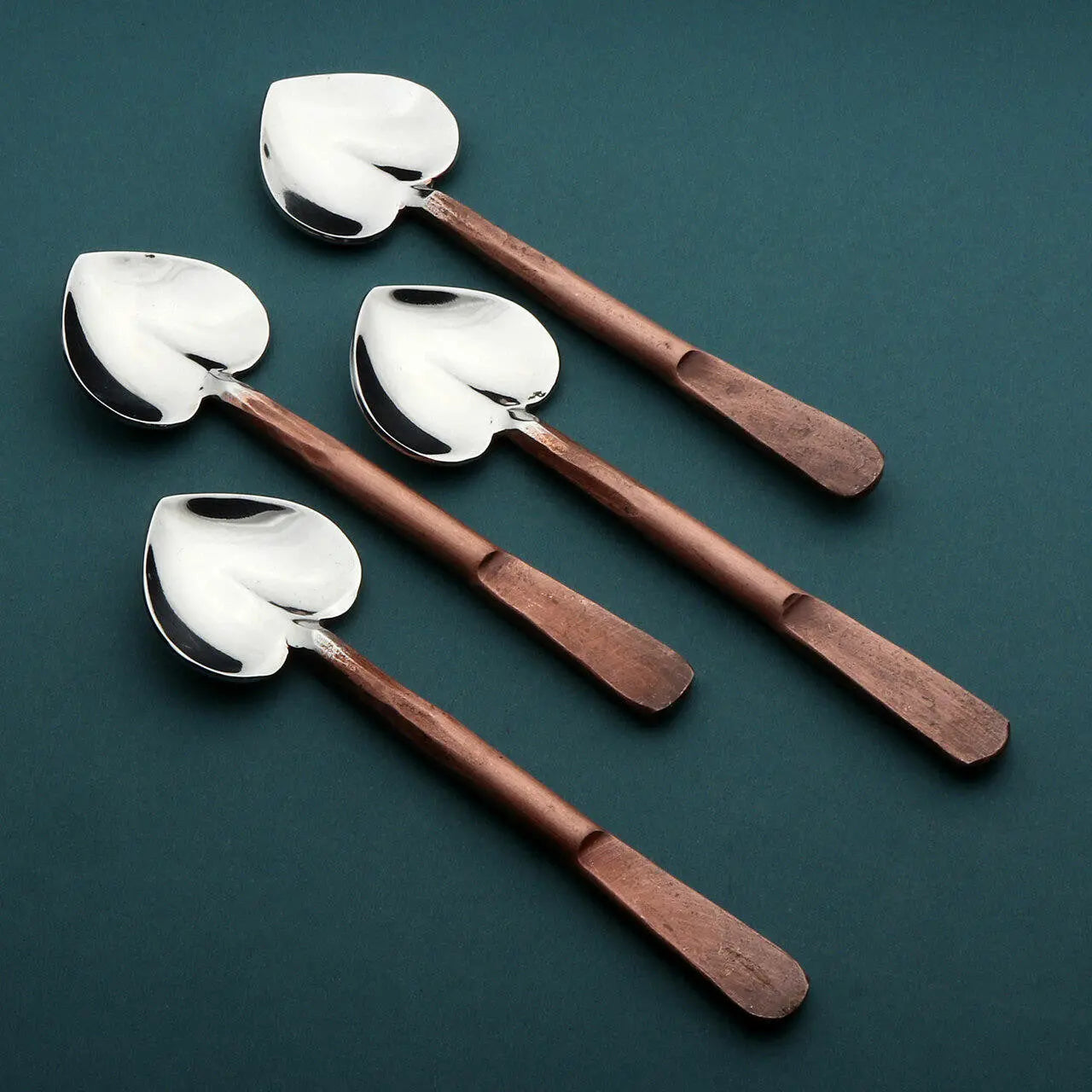 Celia Heart Coffee/Dessert Table Spoon 4 Pc. Set