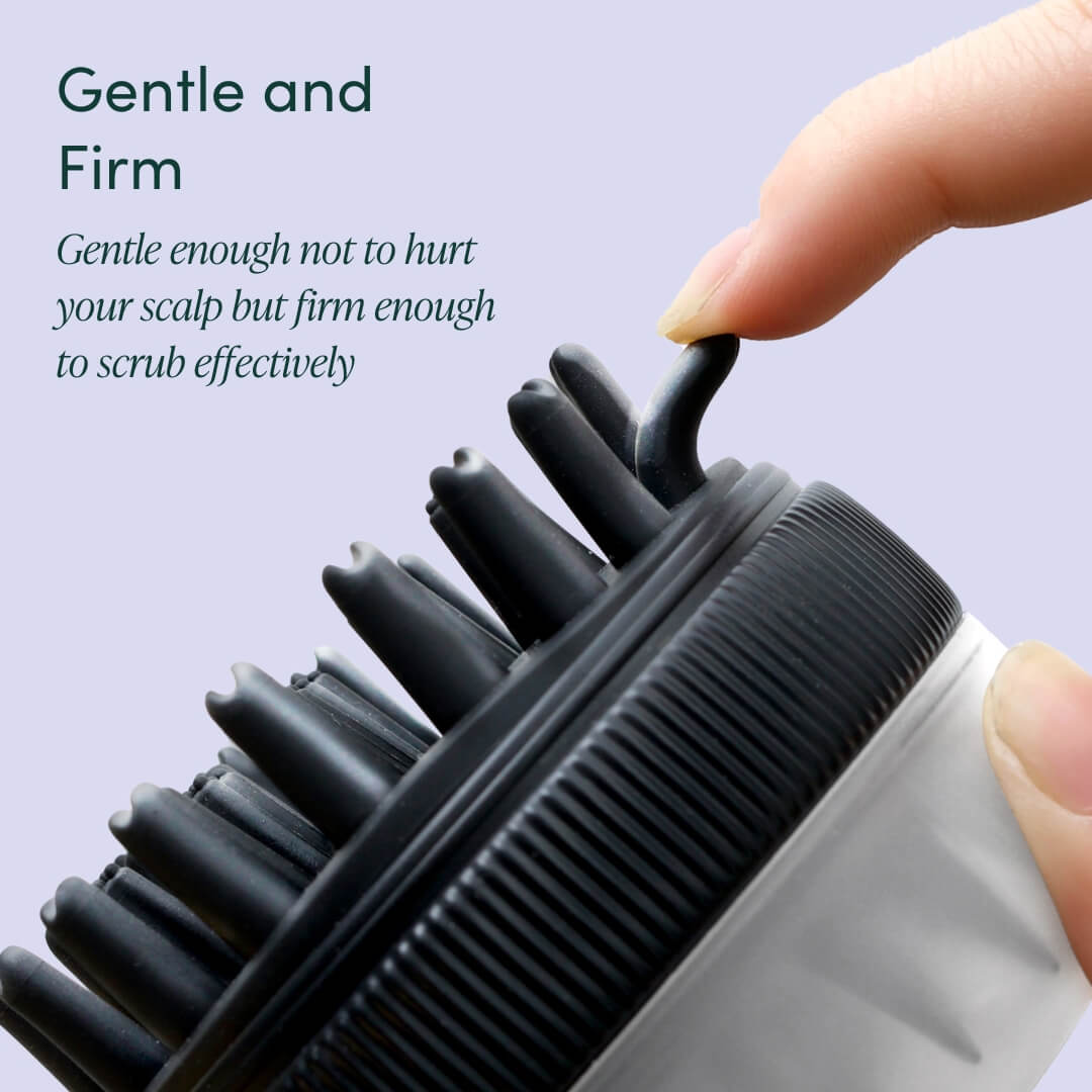Silicone Scalp Massager & Exfoliating Brush - Spa Ritual