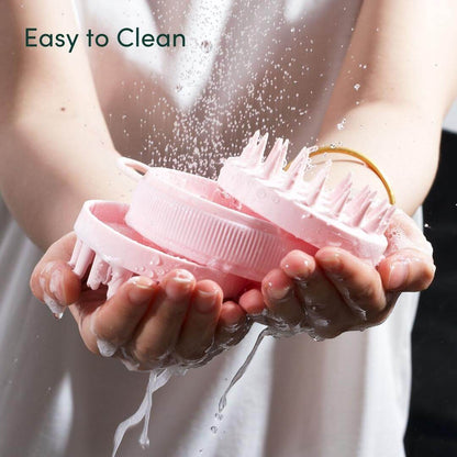 Silicone Scalp Massager & Exfoliating Brush - Spa Ritual