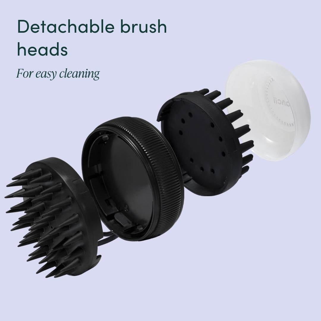 Silicone Scalp Massager & Exfoliating Brush - Spa Ritual