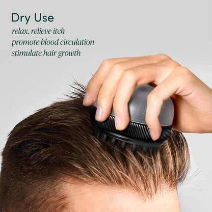 Silicone Scalp Massager & Exfoliating Brush - Spa Ritual